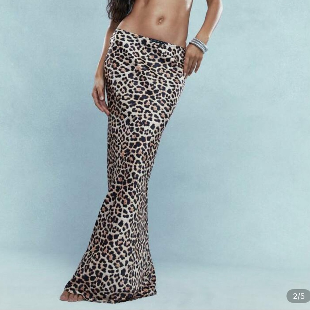 SHEIN Animal Print Maxi Skirt